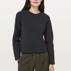 Black Lululemon On-Track Crew